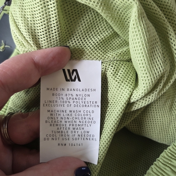 VRST Men's XXL Green Seedling 5" Everyday Short with Zippered Pocket New Hiking - Picture 6 of 11